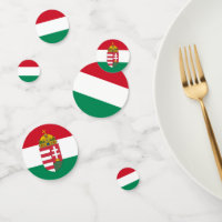 Hungary Confetti, party, Hungarian Flag