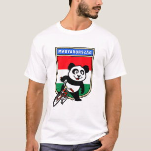 Hungary Cycling Panda T-Shirt