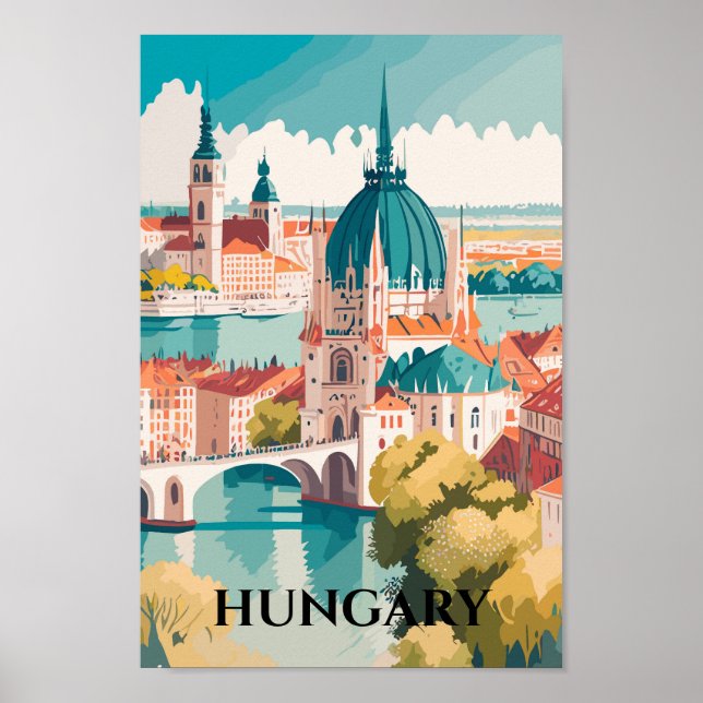 Hungary Famous Travel Place Postcard Poster (Front)