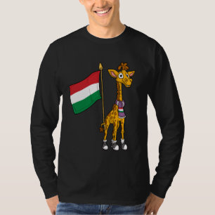 Hungary Fan Hungary Giraffe T-Shirt