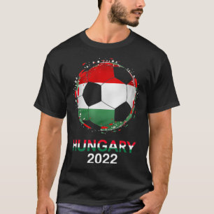 Hungary Flag 2022 Supporter Hungarian Soccer Team T-Shirt