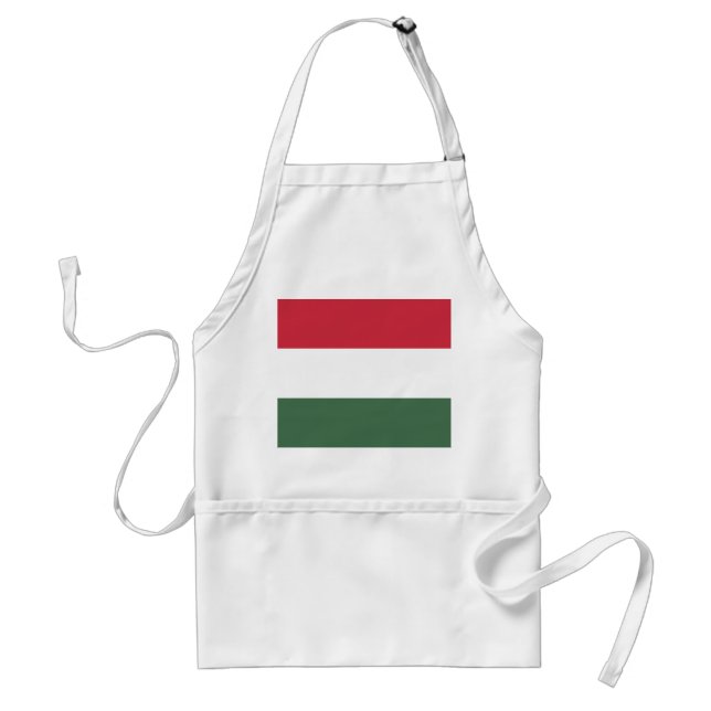 Hungary Flag Adult Apron (Front)