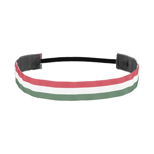Hungary Flag Athletic Headband (Front)