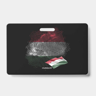 Hungary flag badge