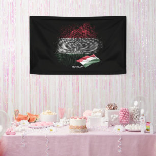 Hungary flag banner