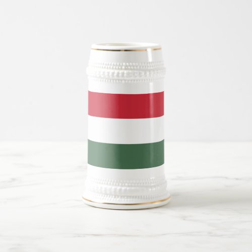Hungary Flag Beer Stein