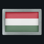 Hungary Flag Belt Buckle<br><div class="desc">Patriotic flag of Hungary.</div>