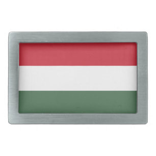 Hungary Flag Belt Buckle
