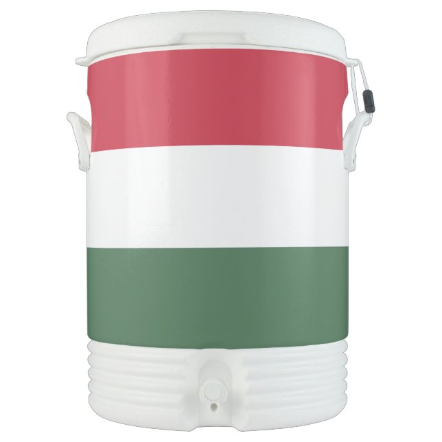 Hungary Flag Beverage Cooler (Front)