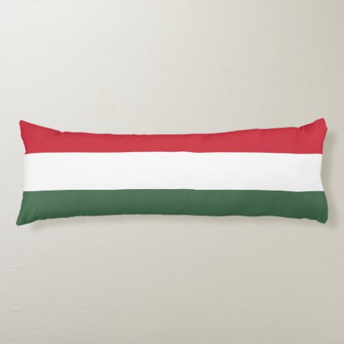 Hungary Flag Body Pillow