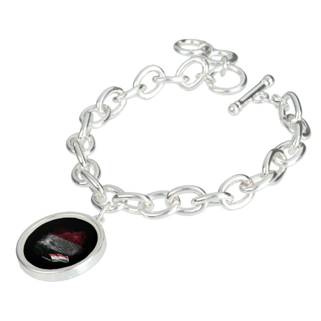 Hungary flag bracelet (Side)