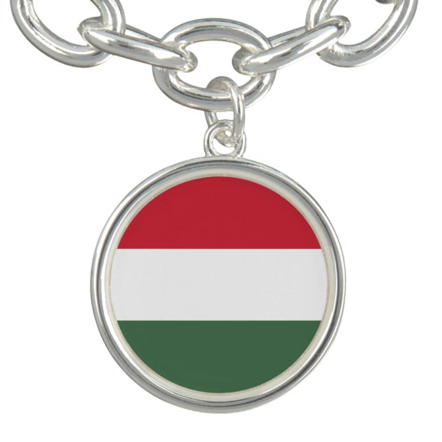 Hungary Flag Bracelet (Design)