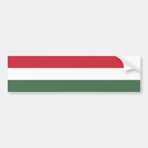 Hungary Flag Bumper Sticker