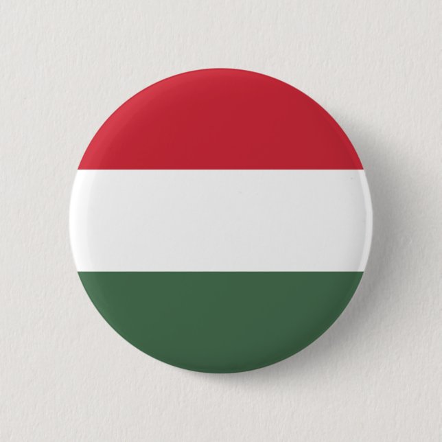 Hungary Flag Button (Front)