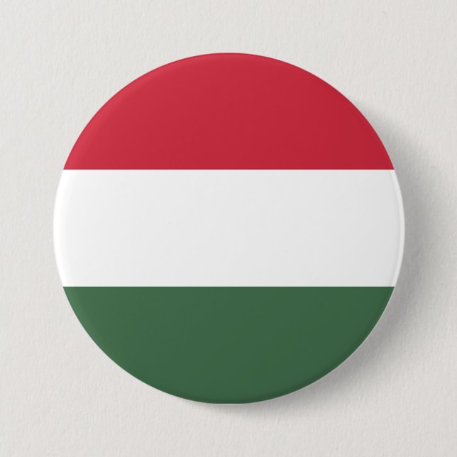 Hungary Flag Button (Front)
