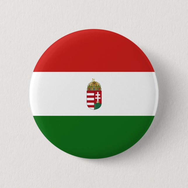Hungary flag  button (Front)