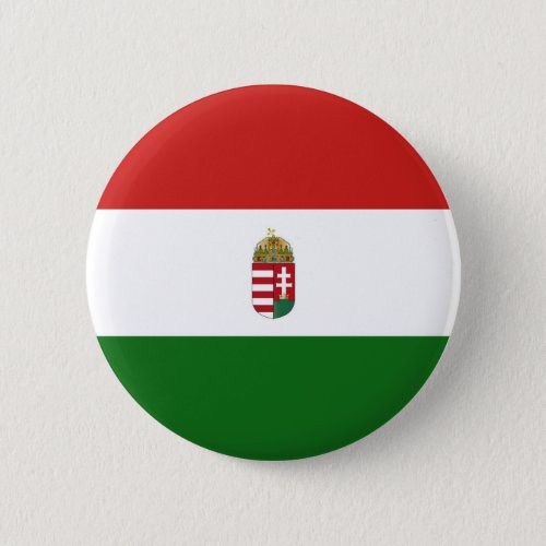 Hungary flag  button