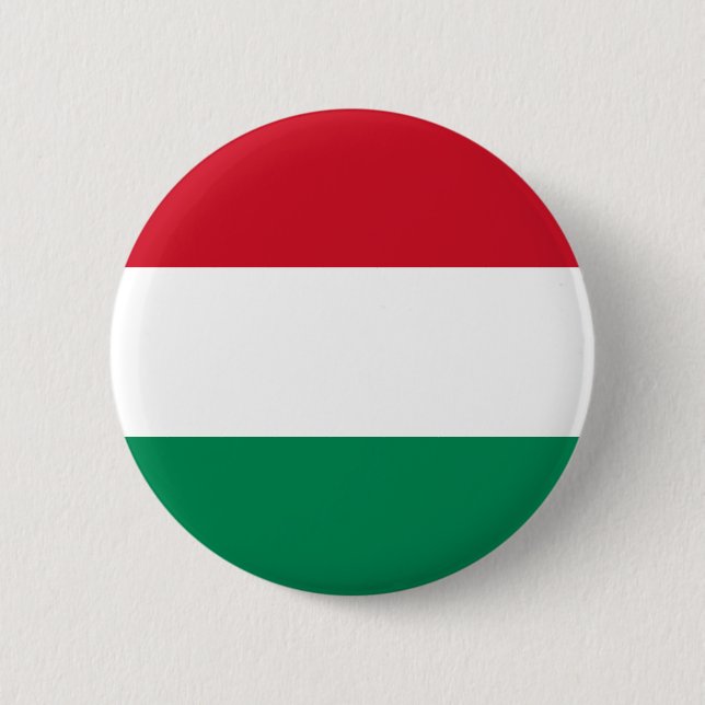 Hungary Flag Button (Front)