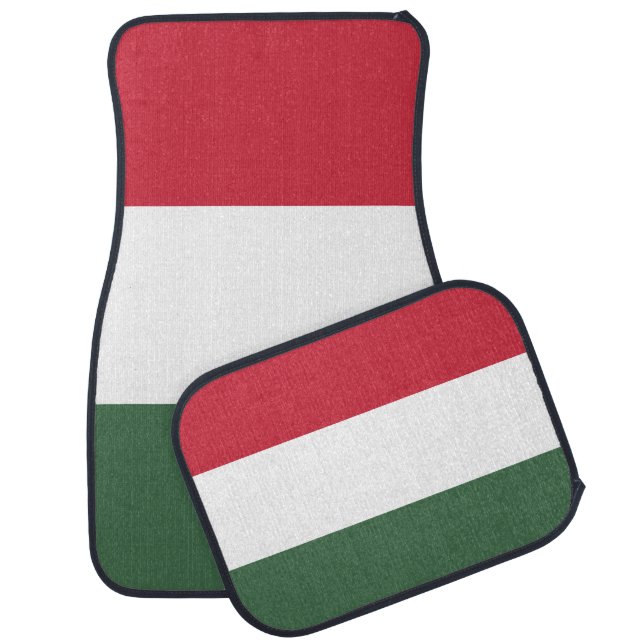 Hungary Flag Car Floor Mat (Set)