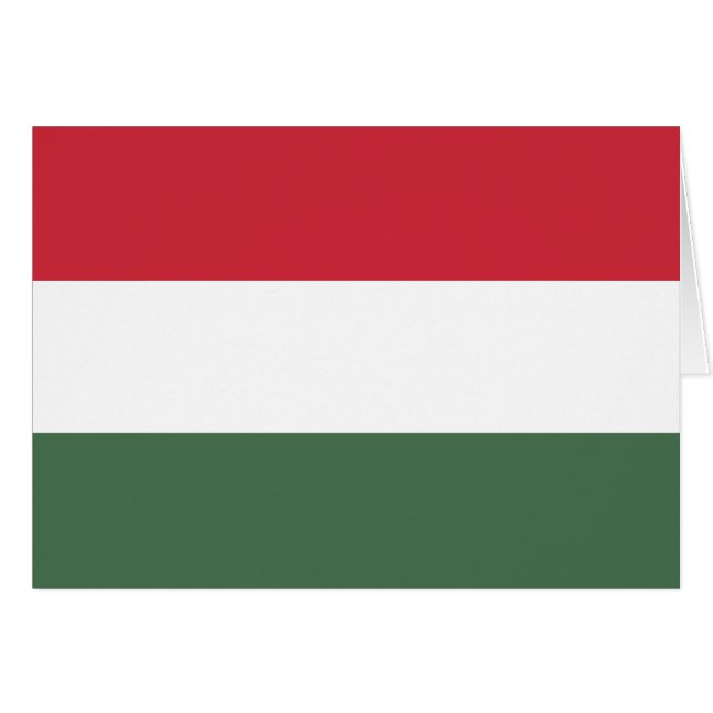Hungary Flag Cards (Front Horizontal)