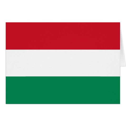 Hungary Flag Cards (Front Horizontal)