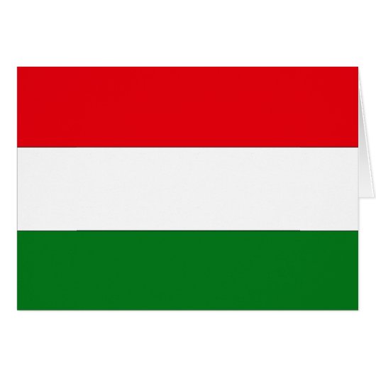 Hungary Flag Cards (Front Horizontal)