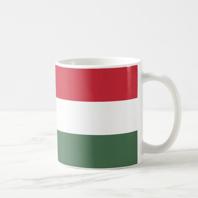  Hungary Flag Ceramic Mug (Right)