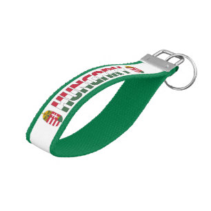Hungary Flag Charming Patriotic Wrist Keychain