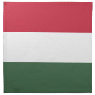 Hungary flag cloth napkin