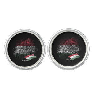 Hungary flag cufflinks