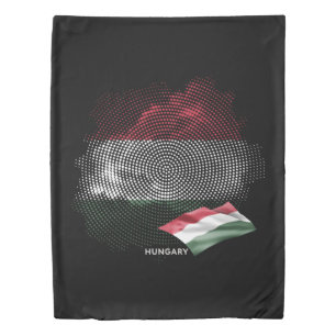Hungary flag duvet cover