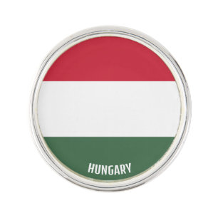 Hungary Flag Elegant Patriotic Lapel Pin