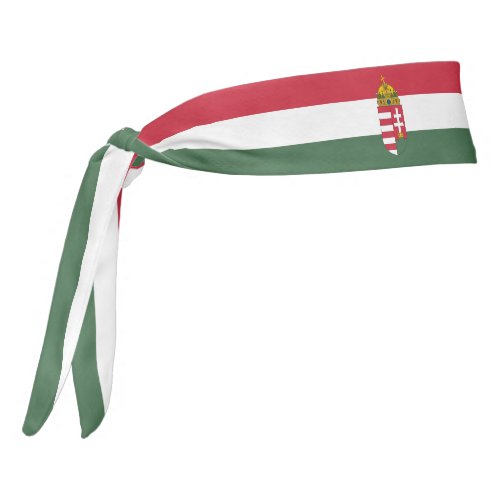 Hungary Flag Elegant Patriotic Tie Headband