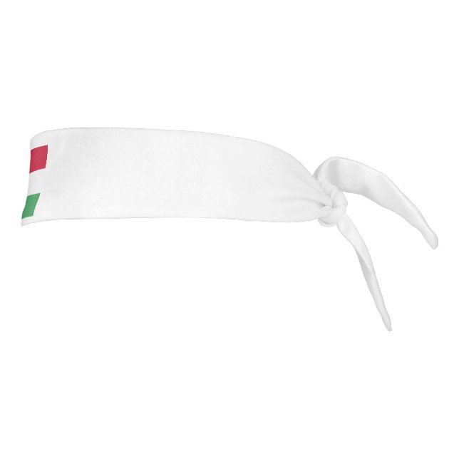 Hungary Flag Emblem Tie Headband (Rotate 90)