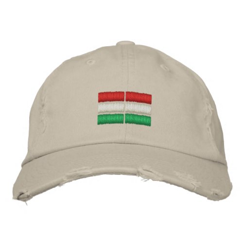 Hungary Flag Embroidery Embroidered Baseball Cap