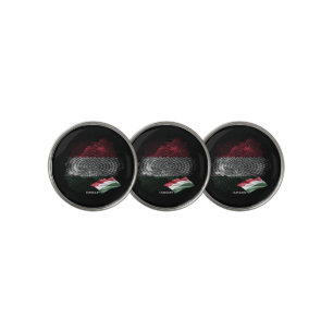 Hungary flag golf ball marker