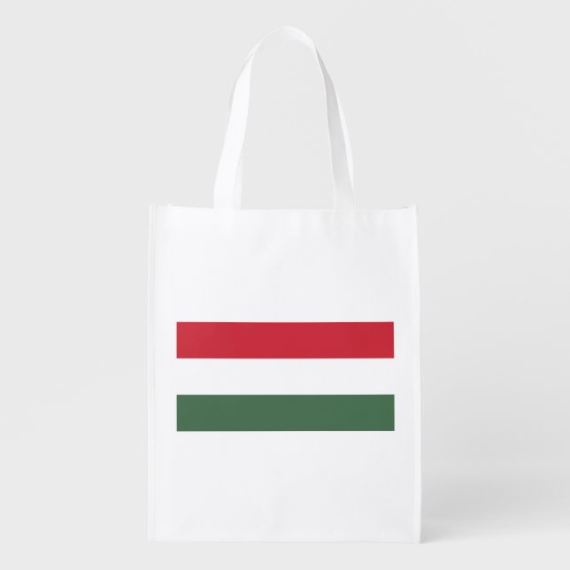 Hungary Flag Grocery Bag (Front)