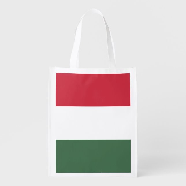 Hungary Flag Grocery Bag (Front)