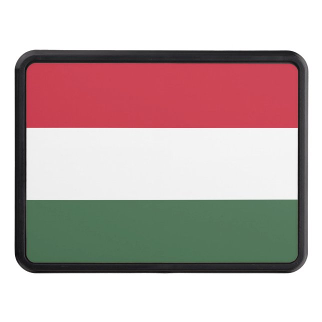 Hungary Flag Hungarian Patriotic Hitch Cover (Front)
