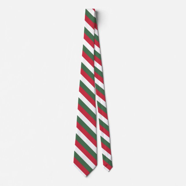 Hungary Flag Hungarian Patriotic Neck Tie (Front)