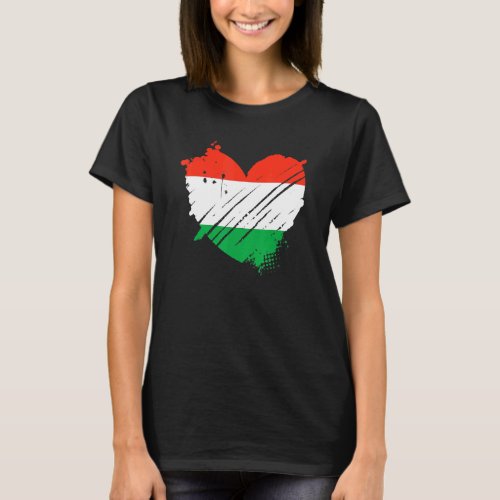 Hungary Flag I Love It Is In My Dna For Hungrians T_Shirt