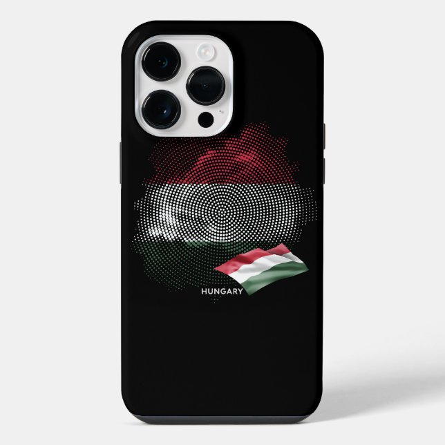 Hungary flag iphone case (Back)