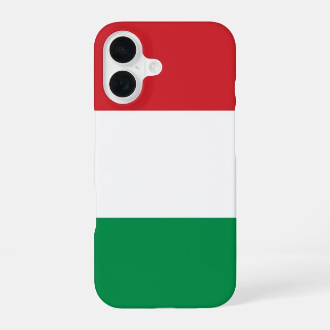 Hungary Flag iPhone Case (Back)