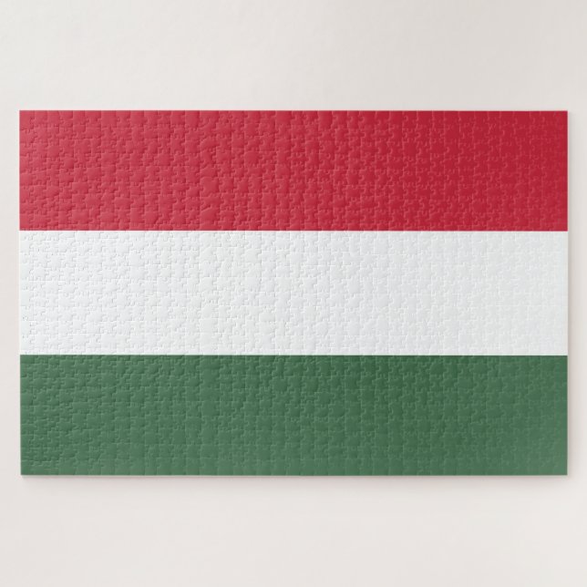 Hungary Flag Jigsaw Puzzle (Horizontal)