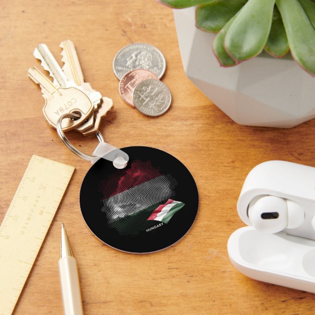 Hungary flag keychain (Desk)