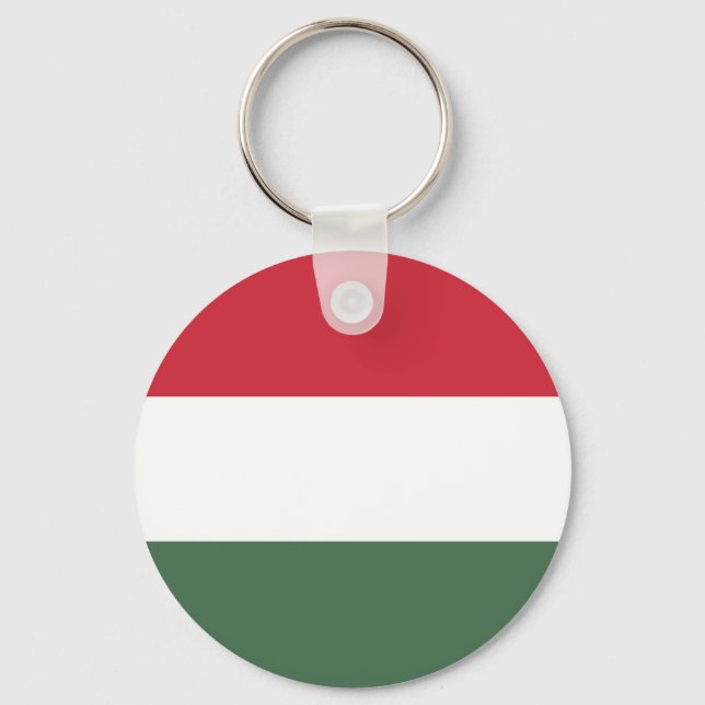 Hungary Flag Keychain (Front)