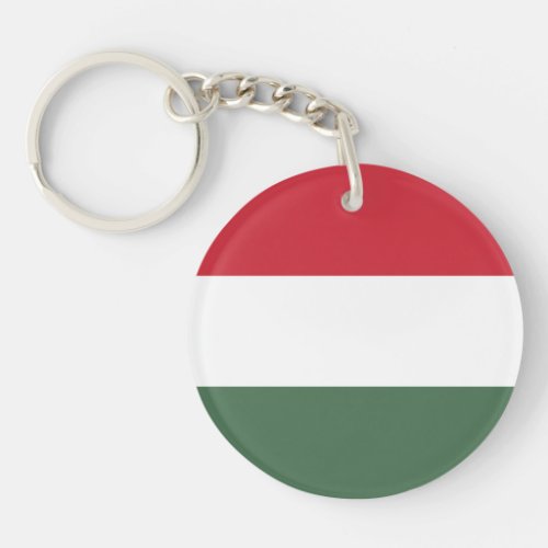 Hungary Flag Keychain