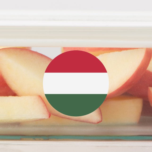 Hungary flag kids' labels (Affixed)