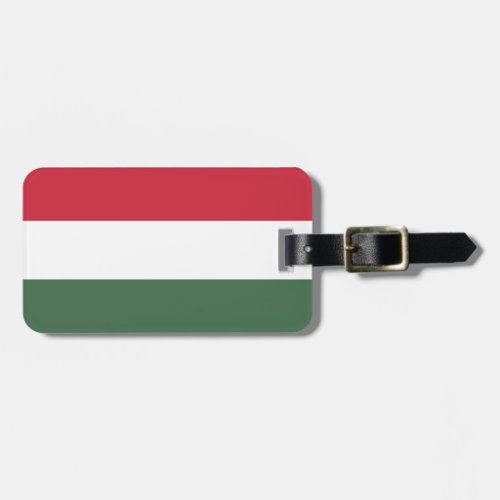 Hungary Flag Luggage Tag