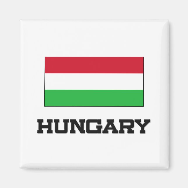 Hungary Flag Magnet (Front)